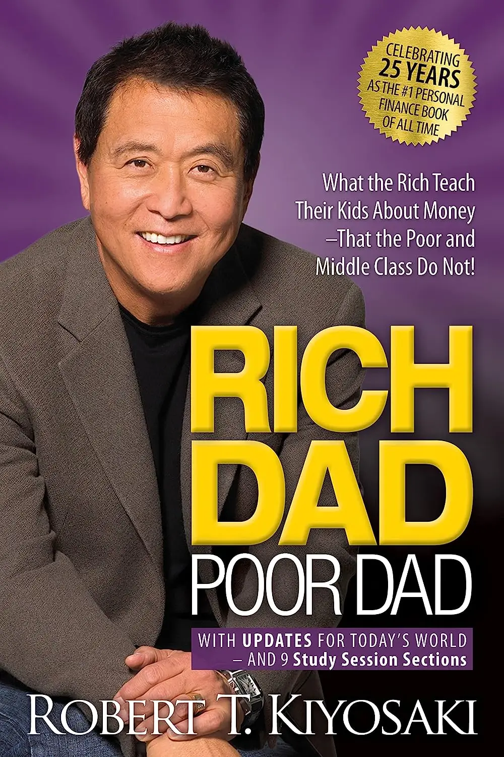 rich dad poor dad by Robert Kiyosaki book cover